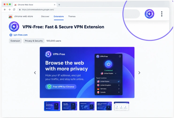 Free VPN for Chrome