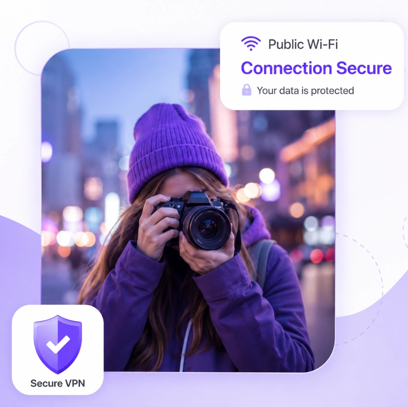 Secure VPN protects your privacy